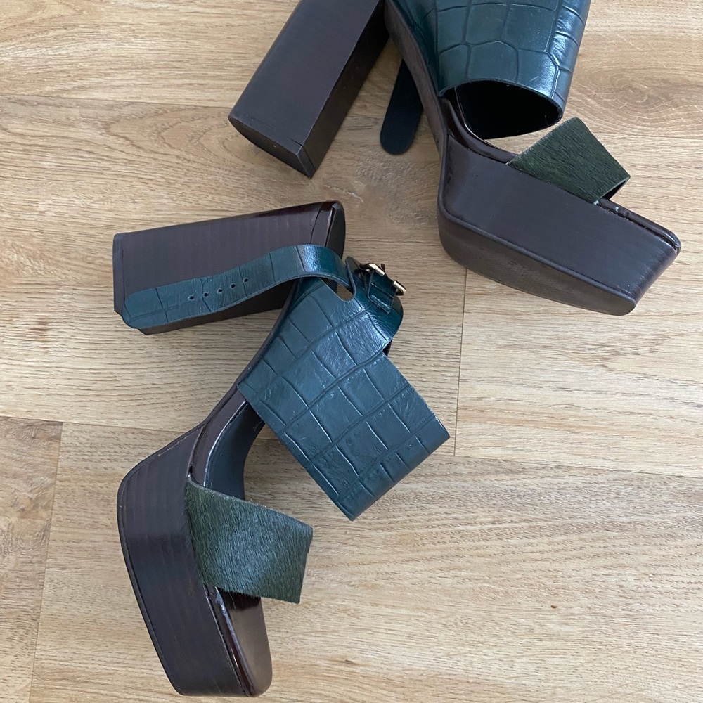 TOPSHOP PLATFORM SANDALS 7.5